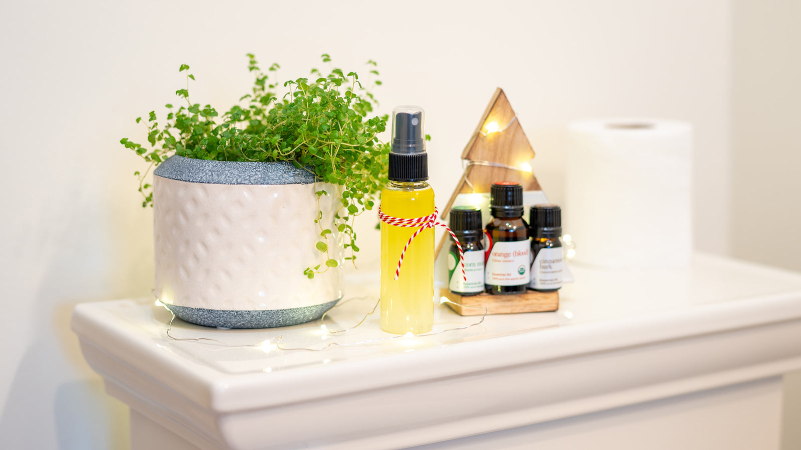 Merry & Bright Bathroom Spray - Essential Oil Recipe - Aromatics International