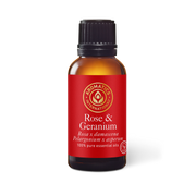 rose and geranium essential oil 30ml aromatics international