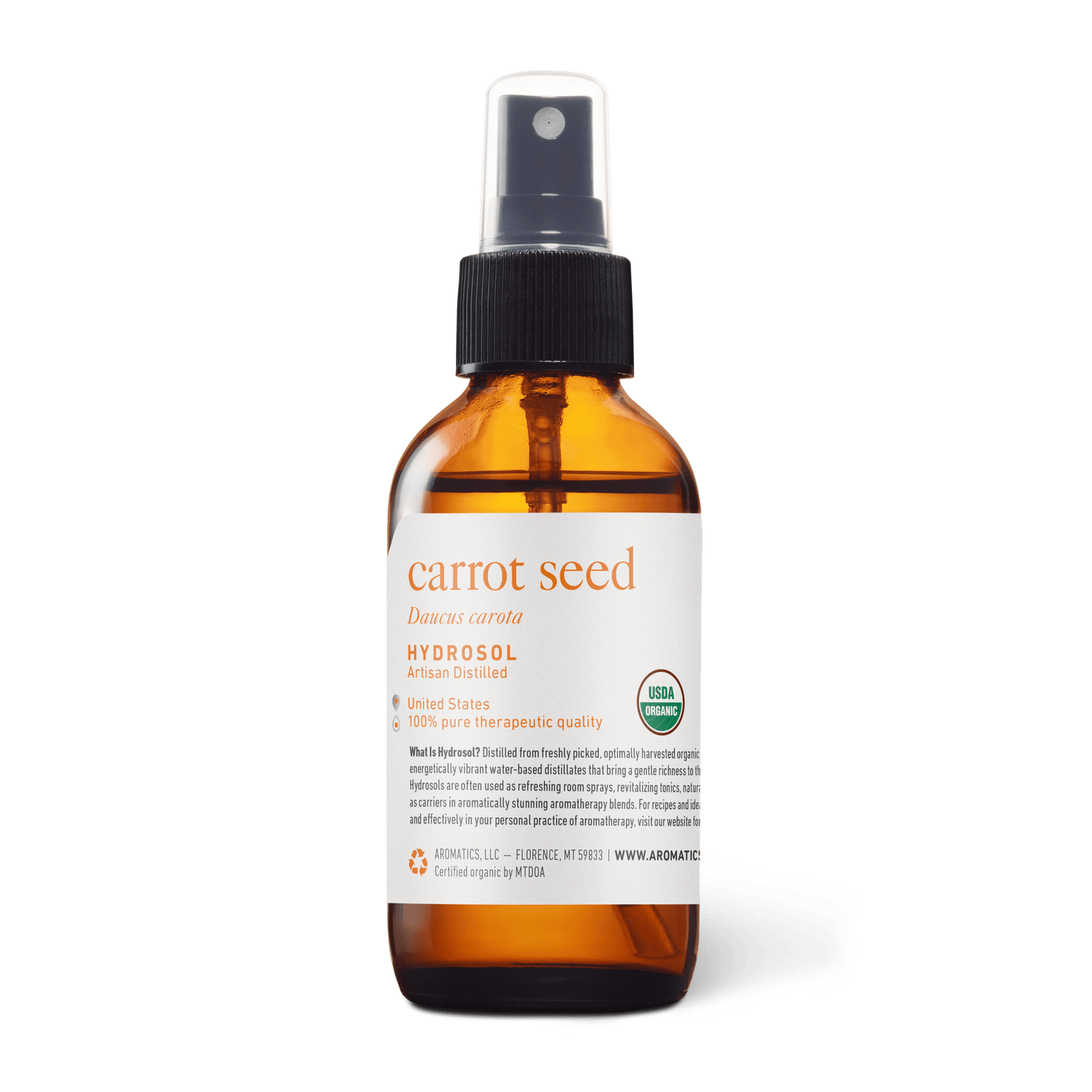 Carrot Seed Hydrosol - 100ml - Hydrosol - Aromatics International