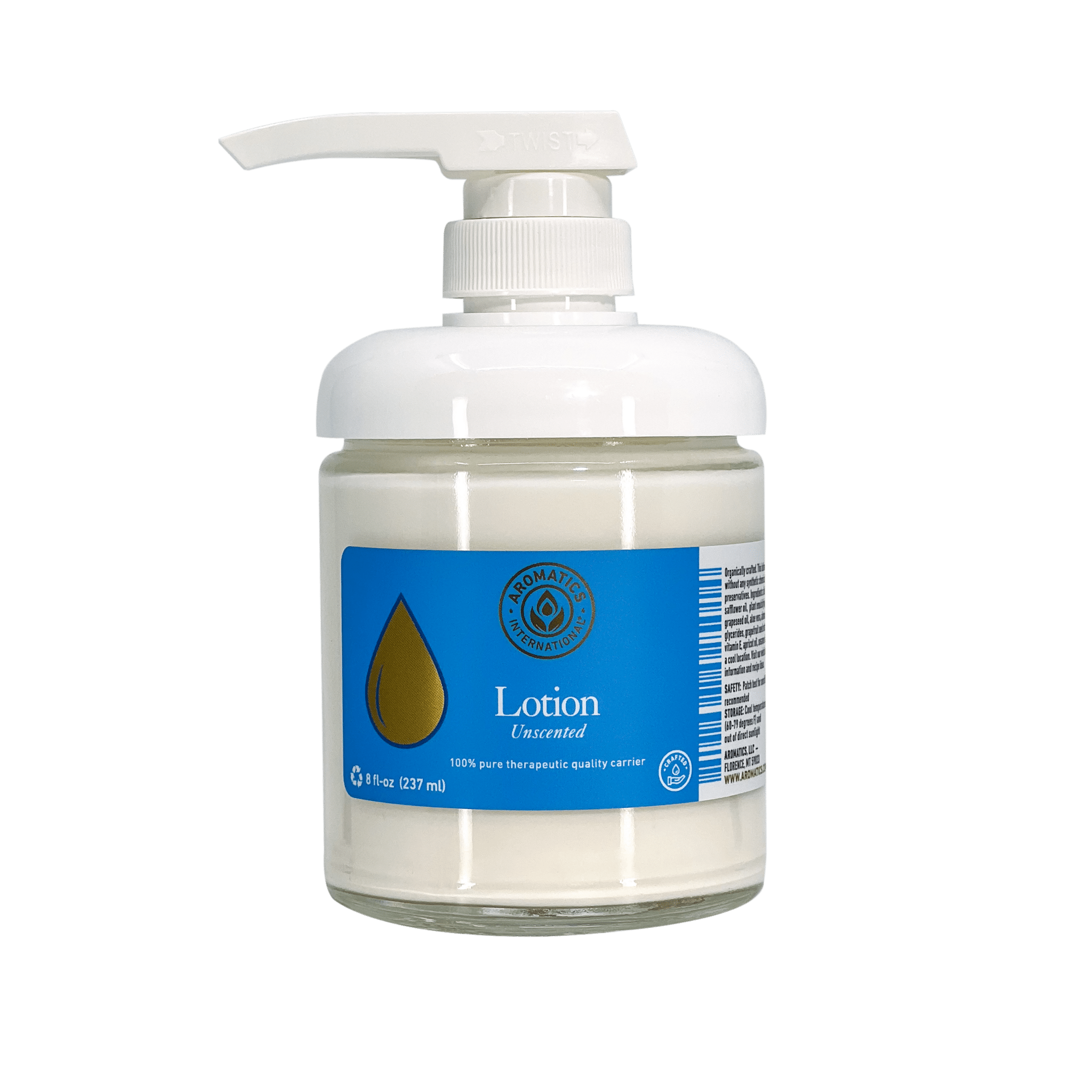 Lotion - Unscented - 8fl - oz - Carriers - Aromatics International