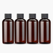 Pet Bottles with Ribbed Caps - Amber - Accessories - Aromatics International