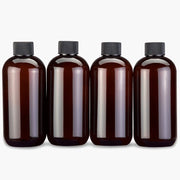 Pet Bottles with Ribbed Caps - Amber - Accessories - Aromatics International