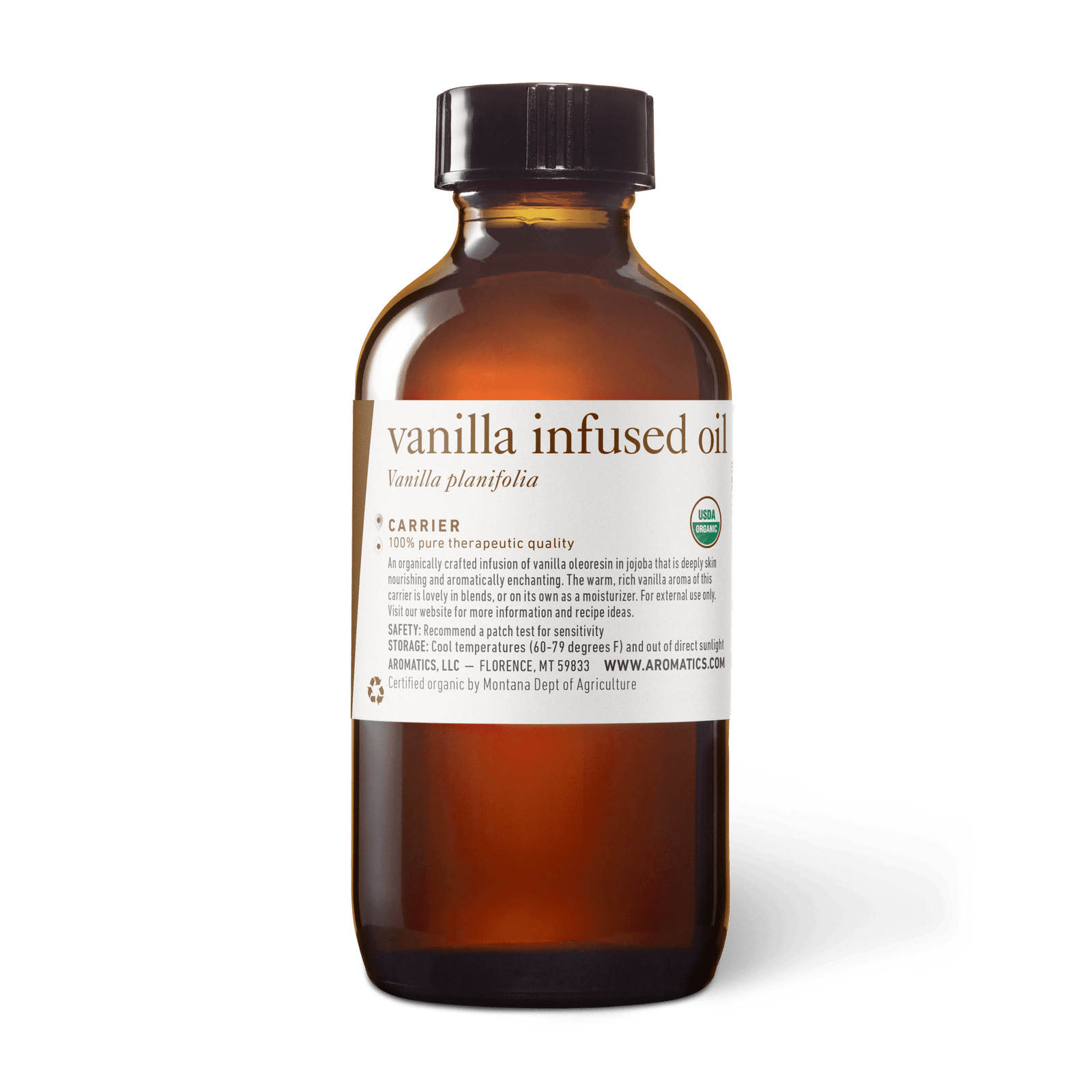 Vanilla Infused Jojoba Oil - 4fl - oz - Carriers - Aromatics International
