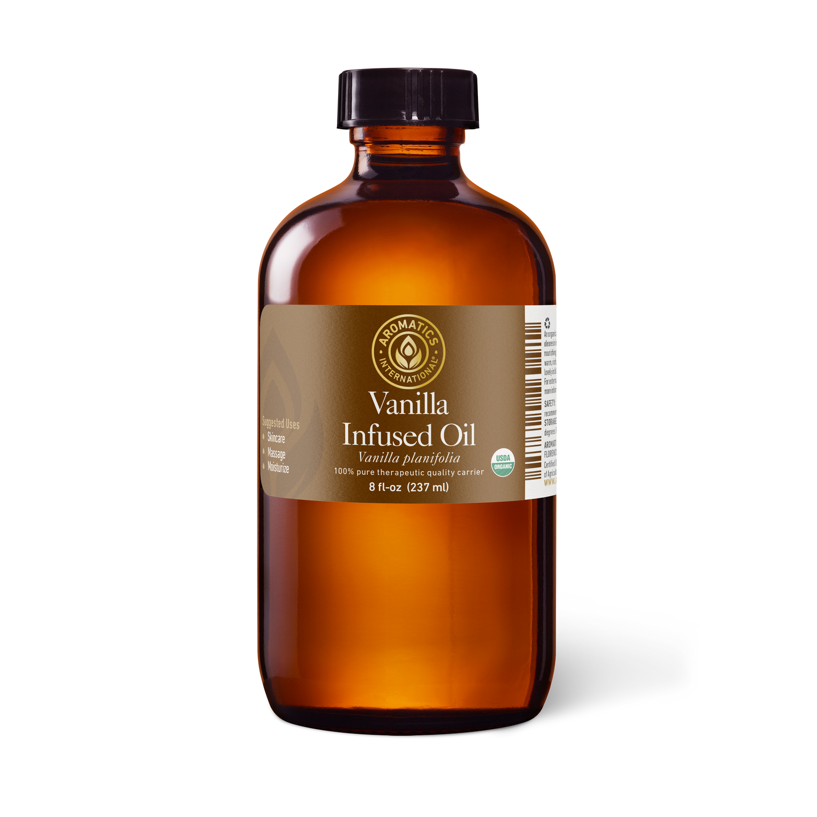 Vanilla Infused Jojoba Oil - 8fl-oz - Carriers - Aromatics International